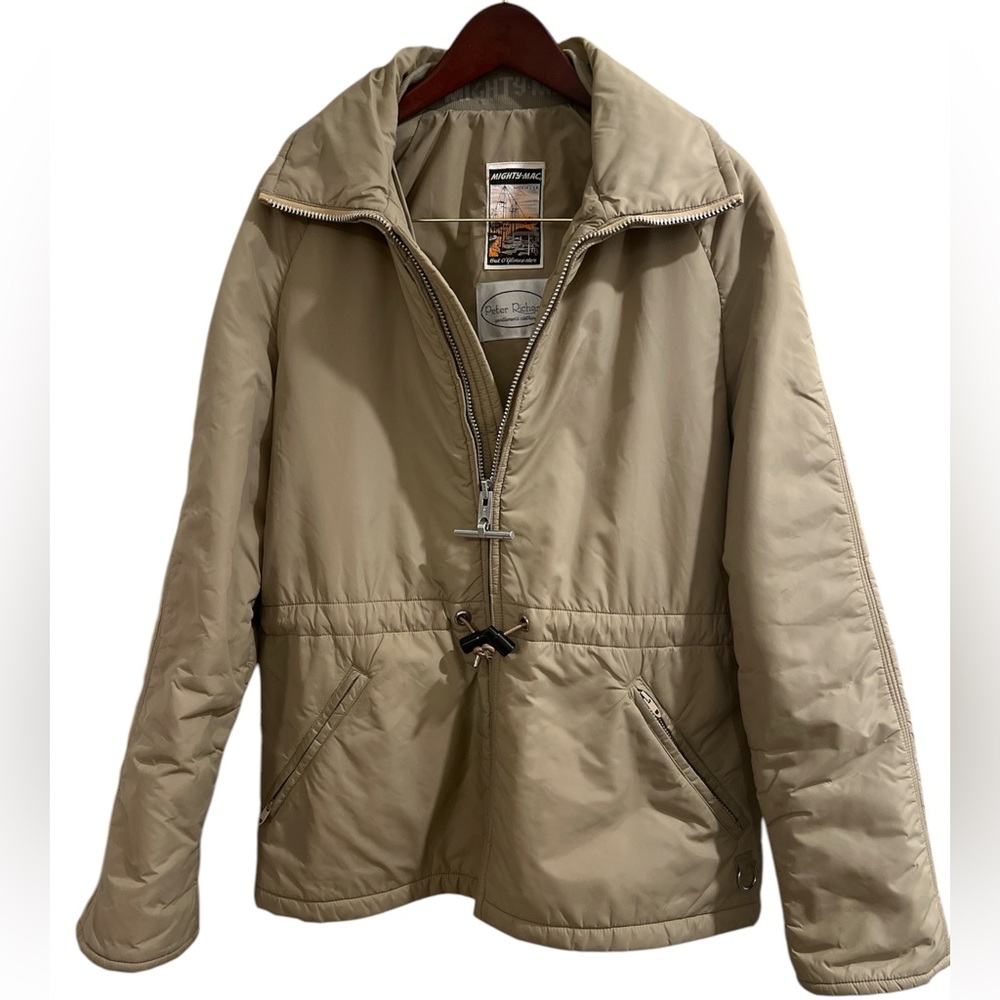 Vintage Mighty Mac Out O'Gloucester Jkt;Medium-Hidden Hood. Locking Drawstrings
